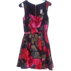 Betsy & Adam | size 4 | Floral Sleeveless Dress | With Pockets| EUC